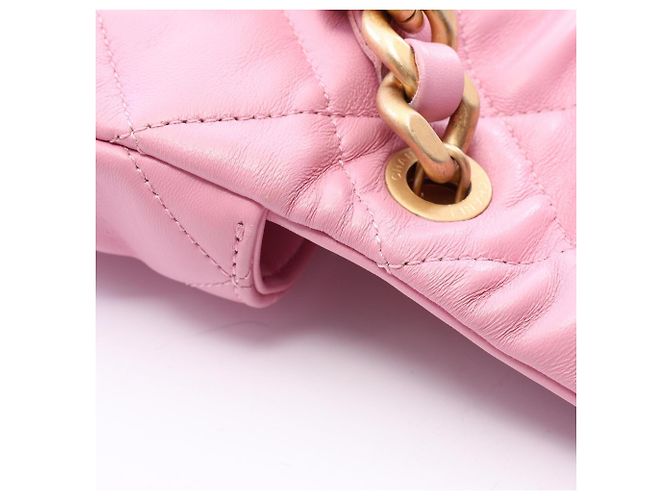 Borsa a tracolla Chanel Matelassé in pelle d'agnello - vista 6