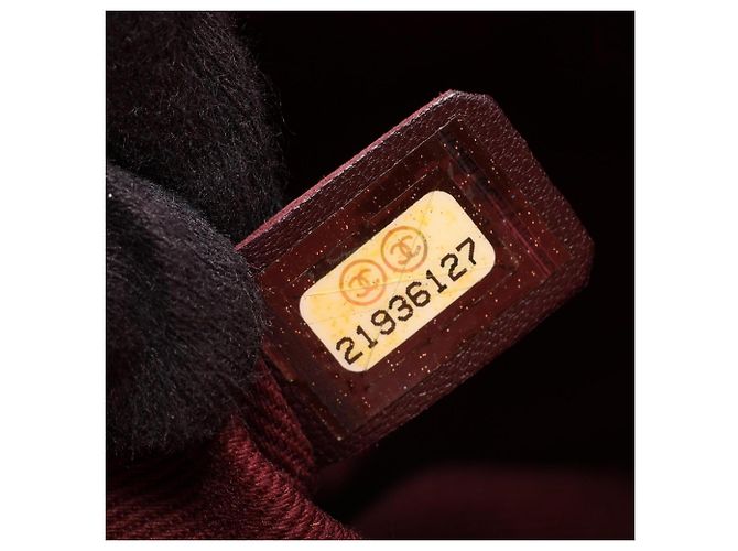 Borsa a tracolla Chanel Matelassé in pelle rossa - vista 5
