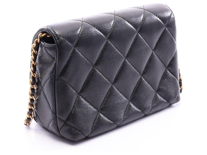 Borsa Mini Flap Chanel Matelassé - vista 2