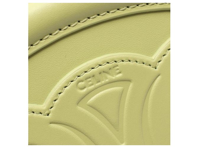 Céline Borsa a tracolla ovale in pelle Celine Triomphe - vista 4