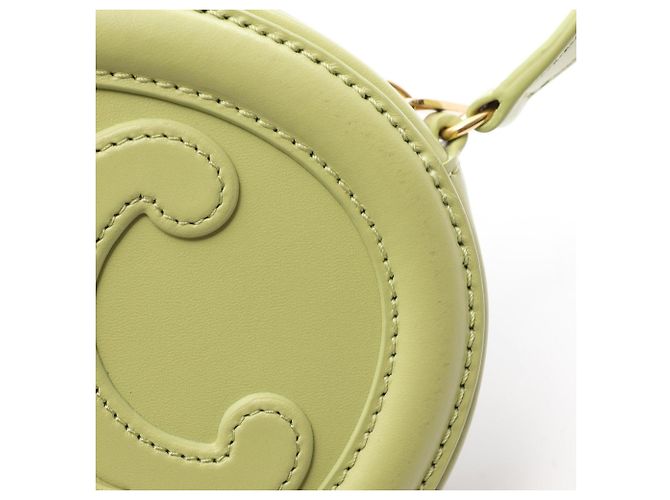 Céline Borsa a tracolla ovale in pelle Celine Triomphe - vista 6