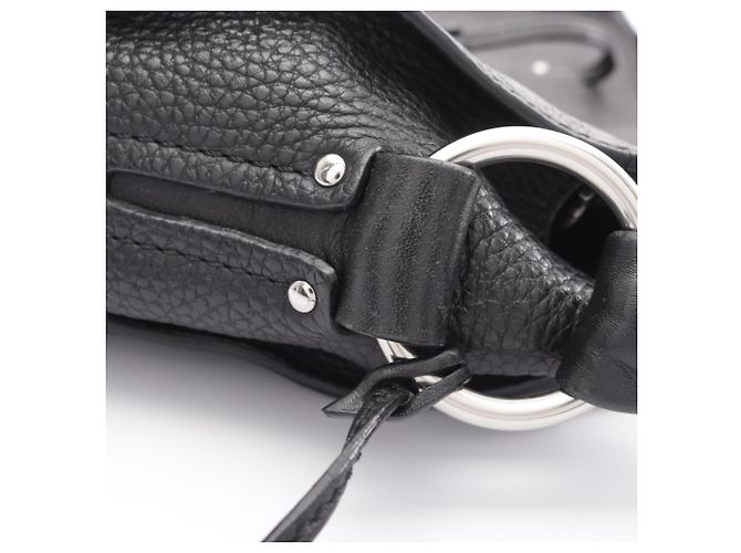 Céline Borsa a tracolla Celine Bittersweet in pelle nera - vista 11