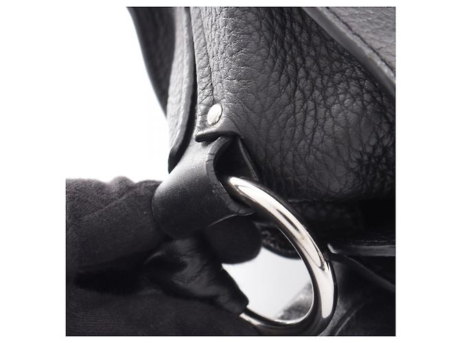 Céline Borsa a tracolla Celine Bittersweet in pelle nera - vista 5