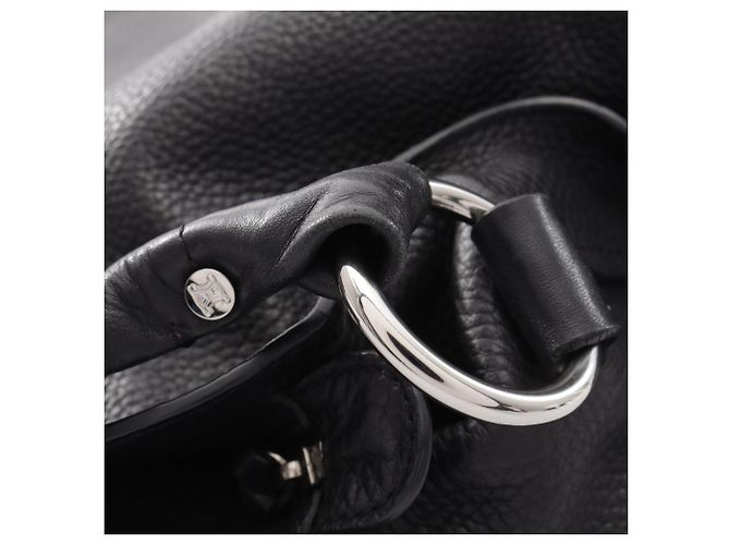 Céline Borsa a tracolla Celine Bittersweet in pelle nera - vista 8