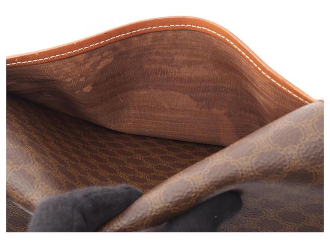 Céline Borsa a tracolla Celine Macadam Brown - vista 11