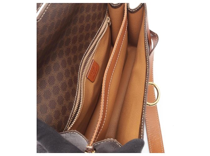 Céline Borsa a tracolla Celine Macadam Brown - vista 3