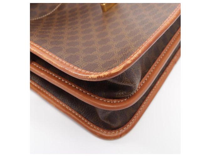 Céline Borsa a tracolla Celine Macadam Brown - vista 7