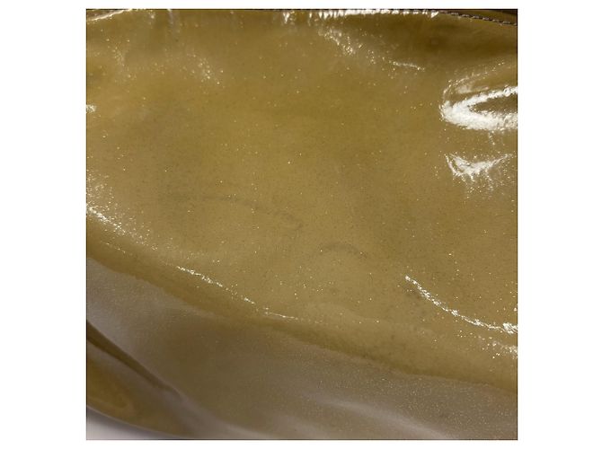 Borsa a mano Loewe in pelle verniciata marrone - vista 4