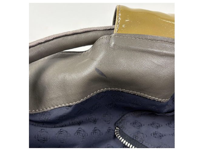 Borsa a mano Loewe in pelle verniciata marrone - vista 6