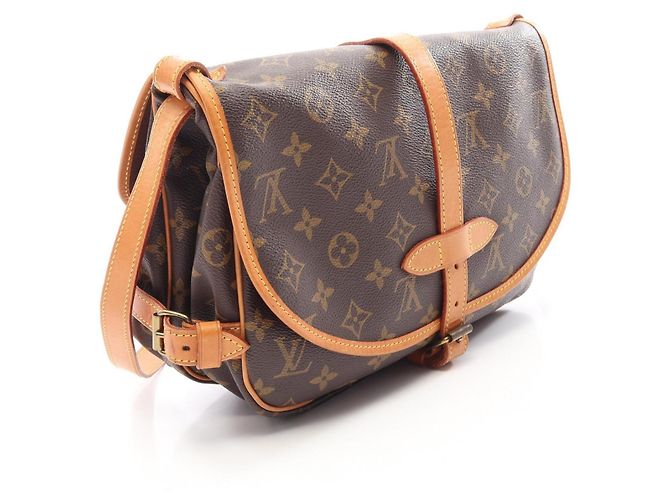 Borsa a tracolla Louis Vuitton Saumur 30 - vista 2