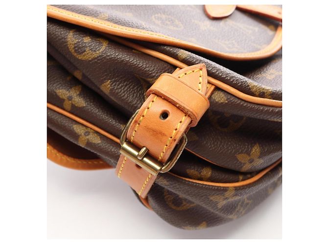 Borsa a tracolla Louis Vuitton Saumur 30 - vista 9