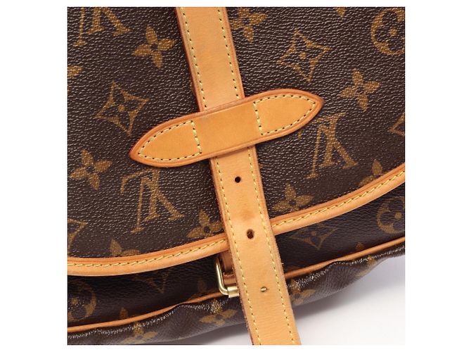 Borsa a tracolla Louis Vuitton Saumur 30 - vista 7