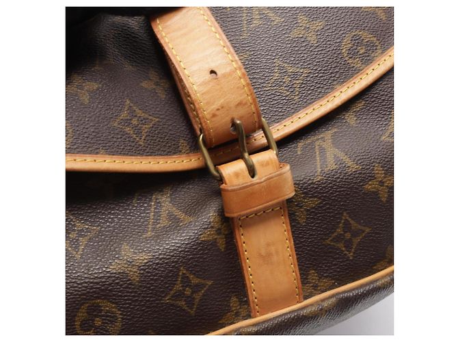 Borsa a tracolla Louis Vuitton Saumur 35 - vista 10