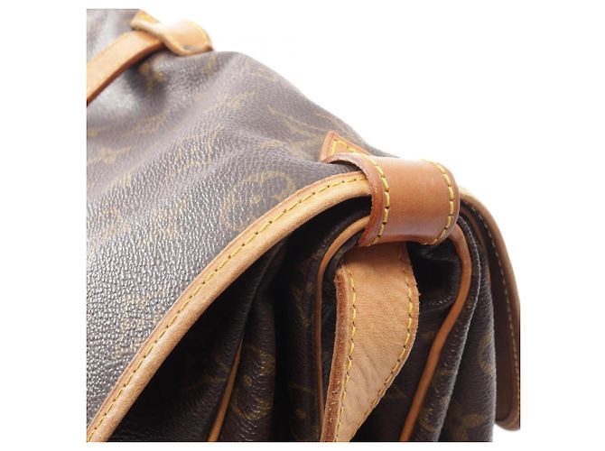Borsa a tracolla Louis Vuitton Saumur 35 - vista 14