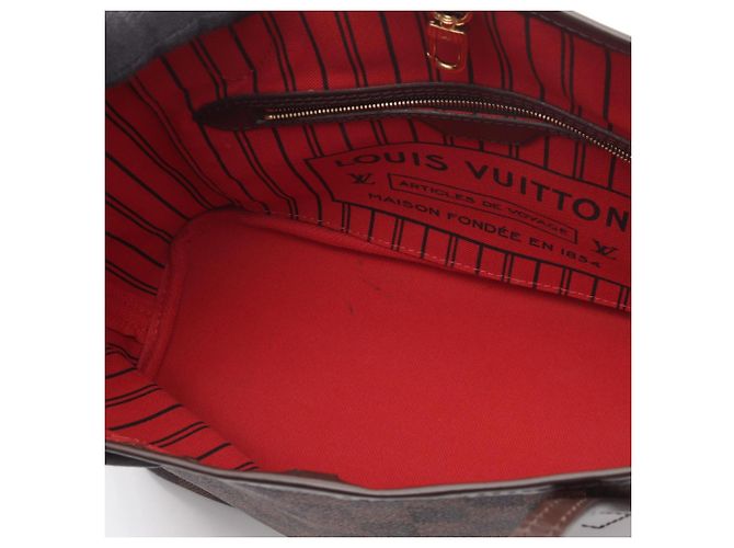 Borsa Tote Louis Vuitton Neverfull PM Damier Ebene - vista 6