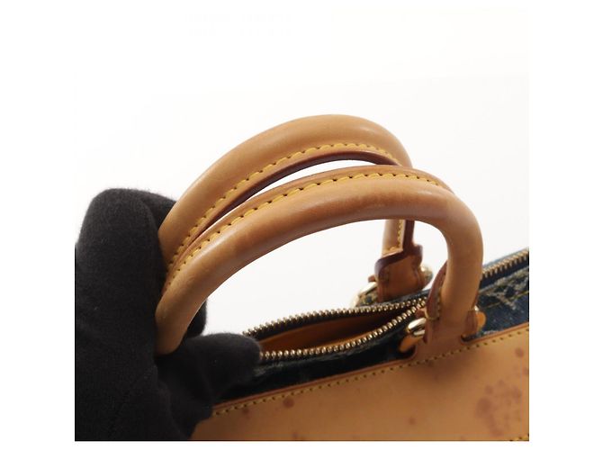 Borsa a mano Louis Vuitton Neo Speedy Monogram Denim - vista 11
