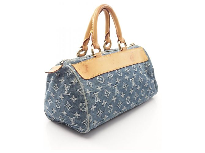 Borsa a mano Louis Vuitton Neo Speedy Monogram Denim - vista 2