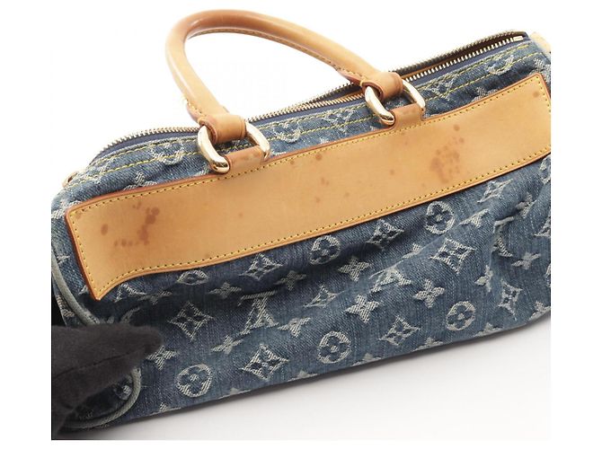 Borsa a mano Louis Vuitton Neo Speedy Monogram Denim - vista 9