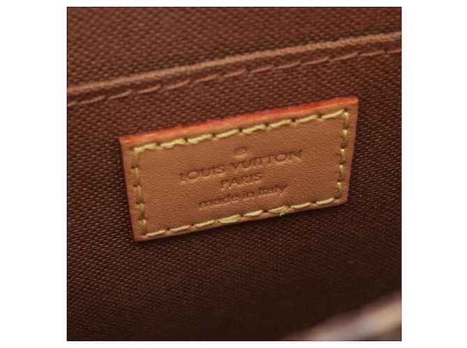 Borsa Louis Vuitton Petite Sac Plat Monogram - vista 4