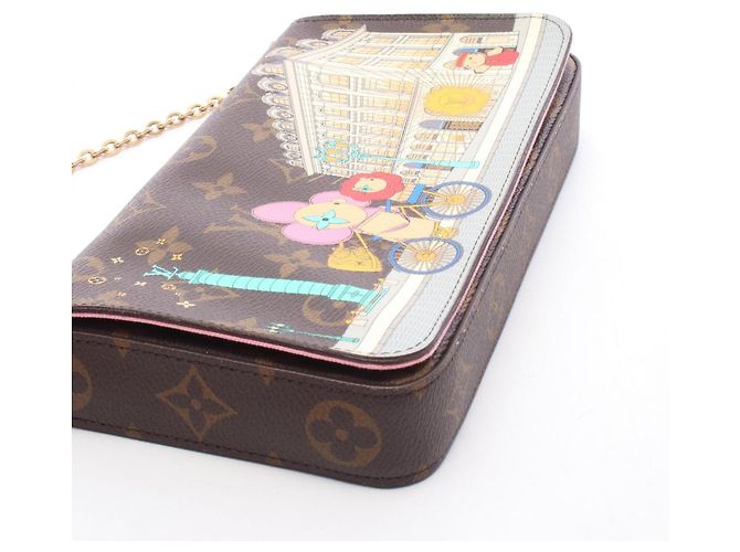Louis Vuitton Pochette Felicie Monogram Vivienne Shoulder Bag - vista 8