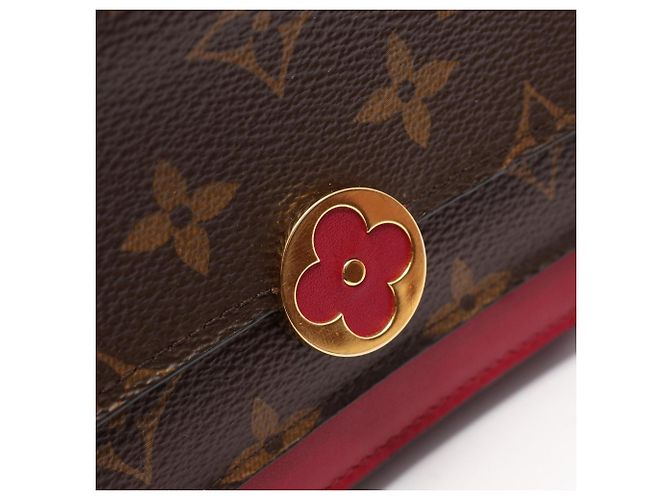 Louis Vuitton Portefeuille Flore Chain Monogram Shoulder Bag - vista 10