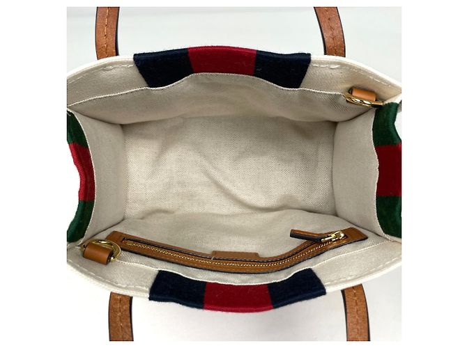 Borsa 2-Way Gucci Interlocking G Sherry Line Web - vista 8