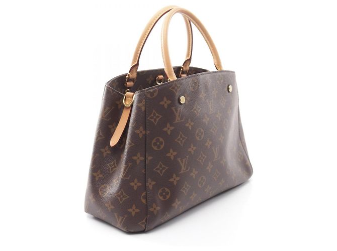 Borsa Louis Vuitton Montaigne MM Monogram - vista 2