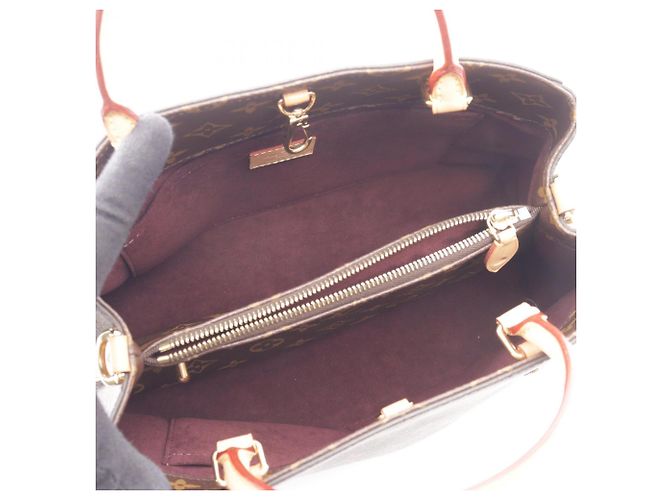 Borsa Louis Vuitton Montaigne MM Monogram - vista 3