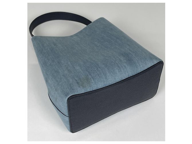 Borsa a mano Coach in denim azzurro - vista 2