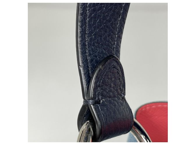 Borsa a mano Coach in denim azzurro - vista 4