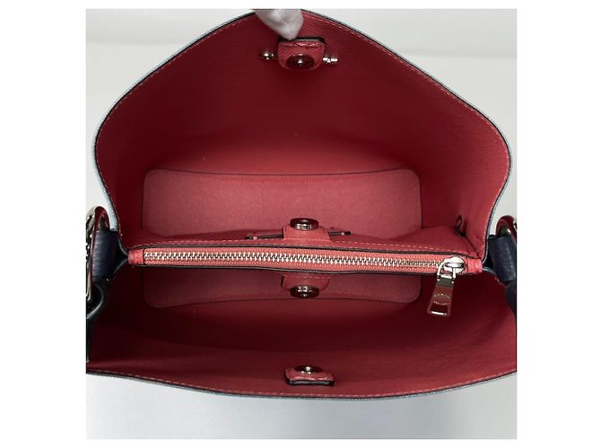 Borsa a mano Coach in denim azzurro - vista 6