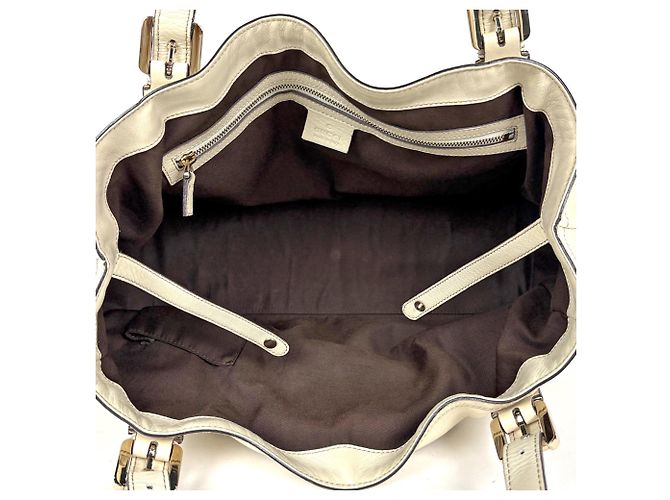 Borsa Tote in pelle Gucci Newbrid Double G - vista 8