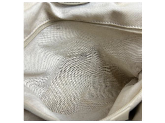 Borsa Gucci Sukey beige in tela GG e pelle - vista 9