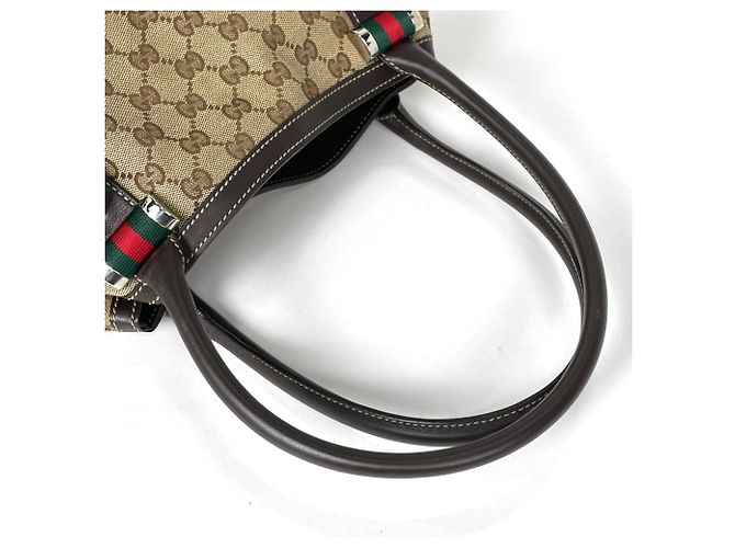 Gucci GG Canvas Tote Bag Braun - Ansicht 5