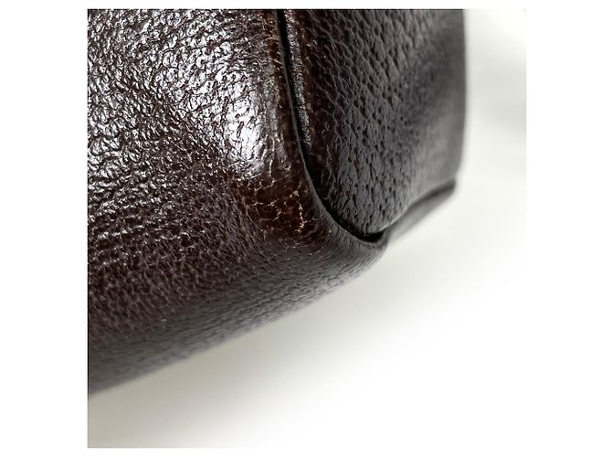 Borsa a tracolla Gucci in tela GG marrone - vista 3