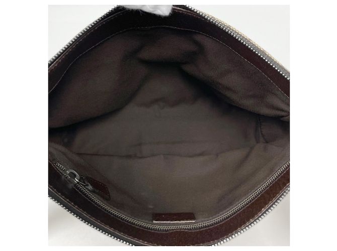 Borsa a tracolla Gucci in tela GG marrone - vista 6