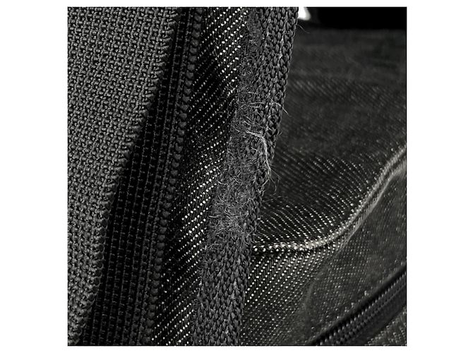 Borsa a tracolla Miu Miu in denim nero - vista 5