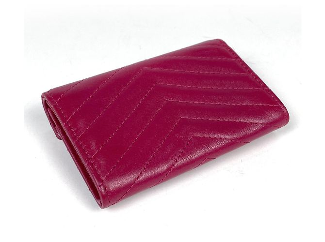 Tarjetero de piel roja Chanel - vista 2