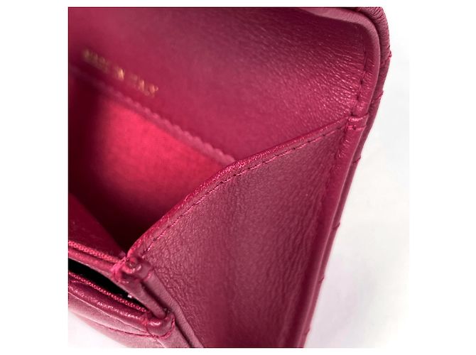 Tarjetero de piel roja Chanel - vista 4