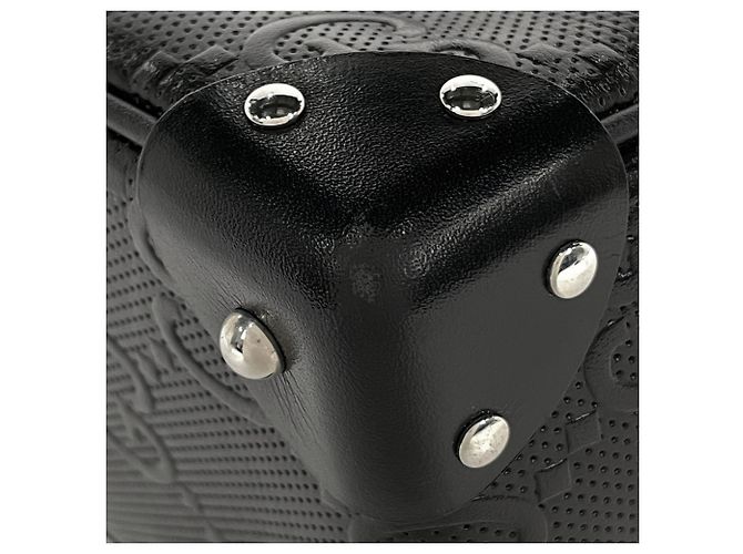 Borsa a tracolla Gucci in pelle nera - vista 3