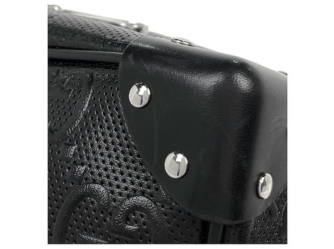Borsa a tracolla Gucci in pelle nera - vista 5