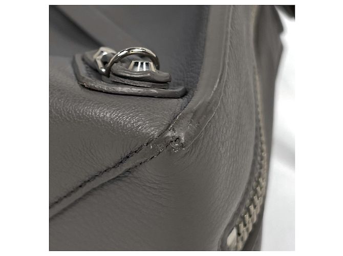 Borsa a mano in pelle Balenciaga in Gray - vista 3