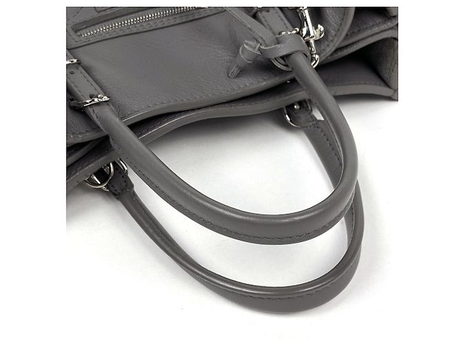 Borsa a mano in pelle Balenciaga in Gray - vista 6