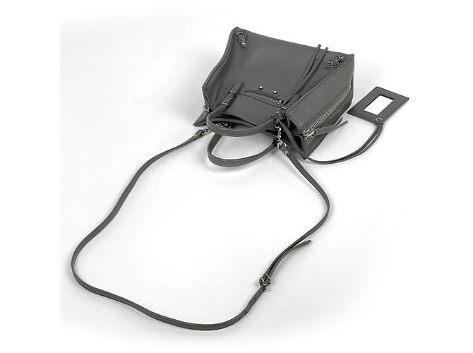 Borsa a mano in pelle Balenciaga in Gray - vista 7