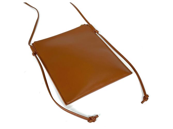 Céline Borsa a tracolla Celine in pelle marrone - vista 2