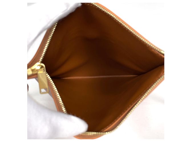 Céline Borsa a tracolla Celine in pelle marrone - vista 9