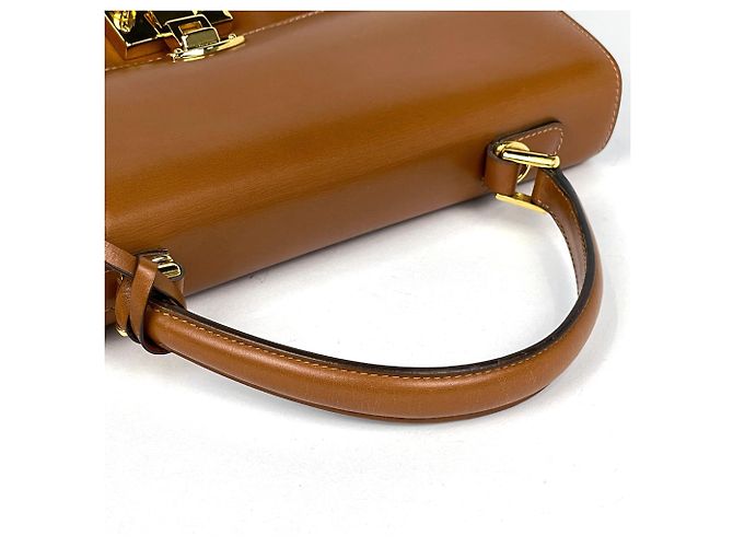 Borsa a mano in pelle 2-Way Gucci Lady Lock - vista 6