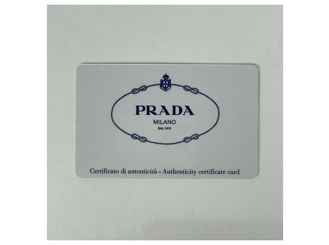 Pochette Prada en cuir Saffiano rouge - vue 7