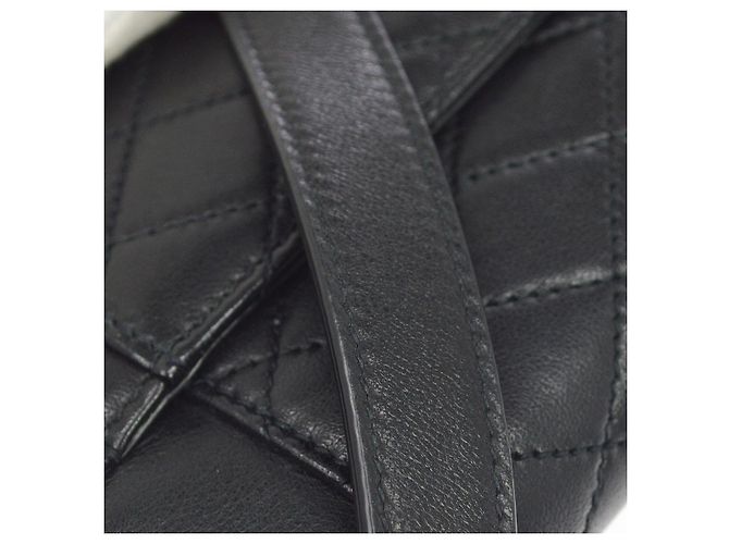 Autre Marque Saint Laurent Gaby Envelope Satchel Quilted Leather Mini - vista 6