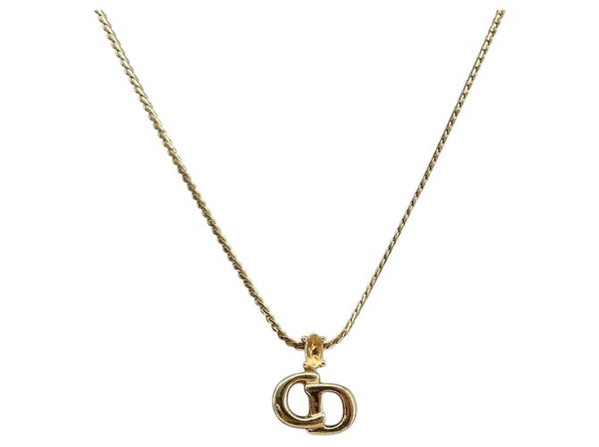 Pendente Christian Dior CD in metallo - vista 3